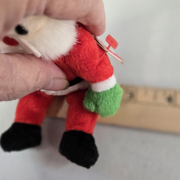 Vintage The Jingle Beanies Collection Santa Plush 2002 - Picture 11 of 11